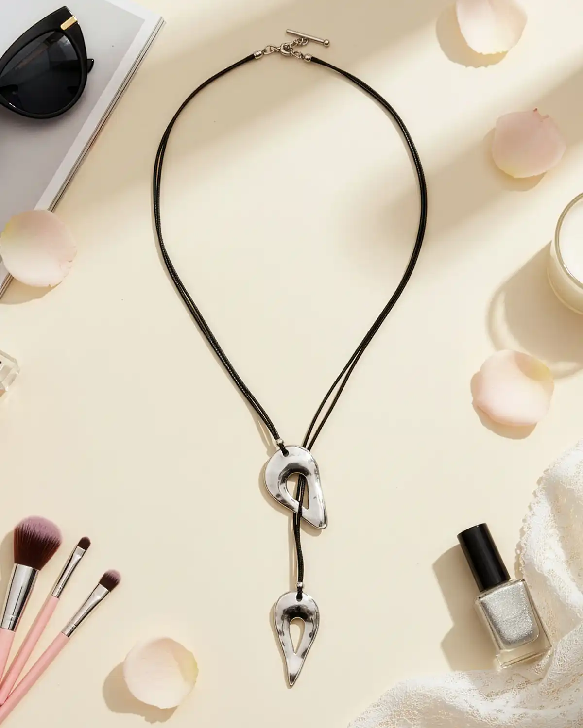 Produse noi - Colier Magdy Soraya argintiu