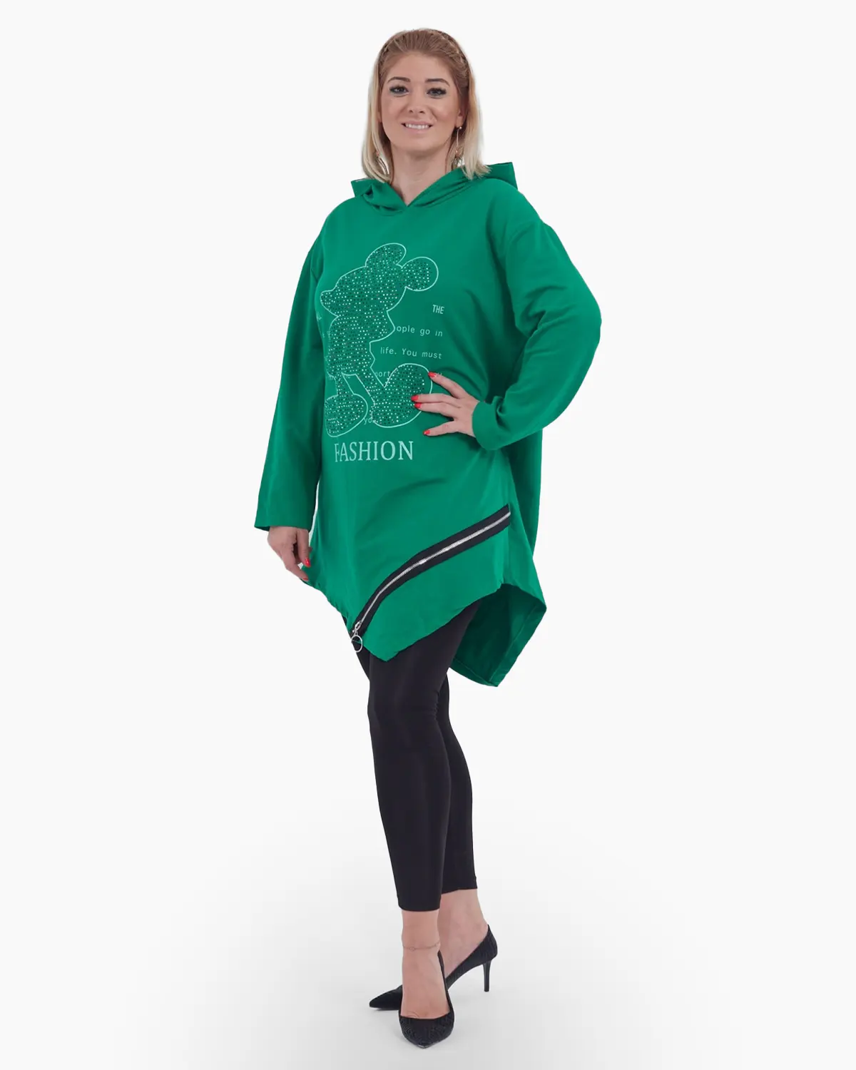 Hanorac modern, verde [1]