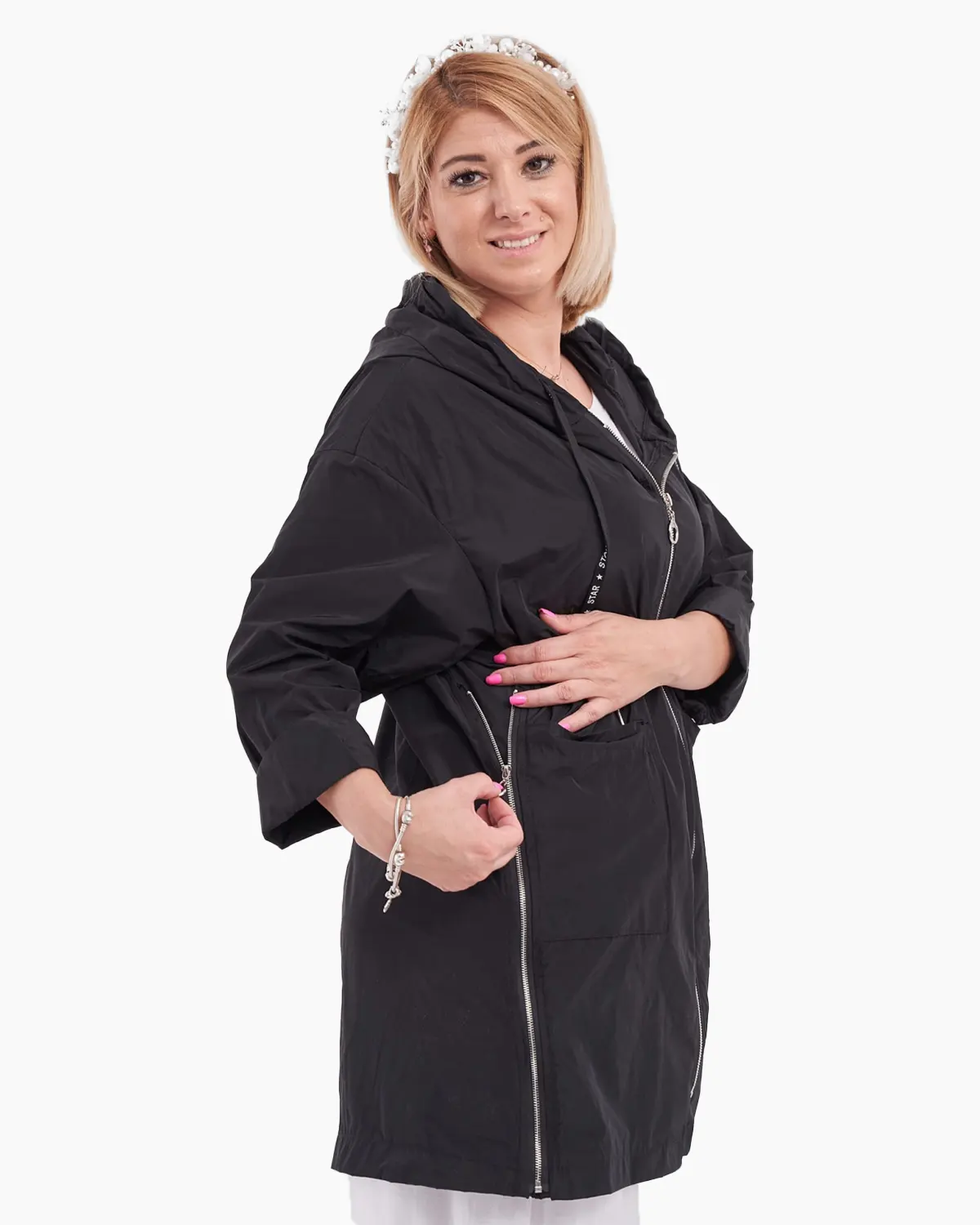 Jacheta impermeabila neagra [2]