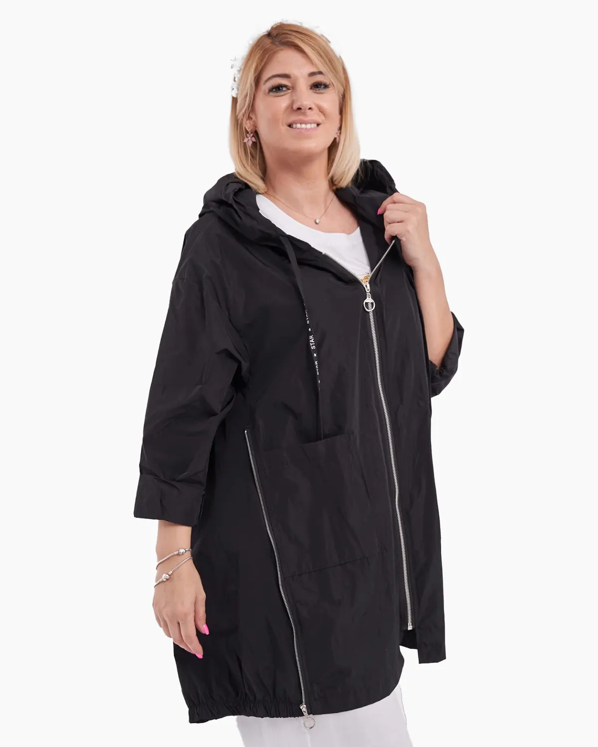 Jachete Casual - Jacheta impermeabila neagra