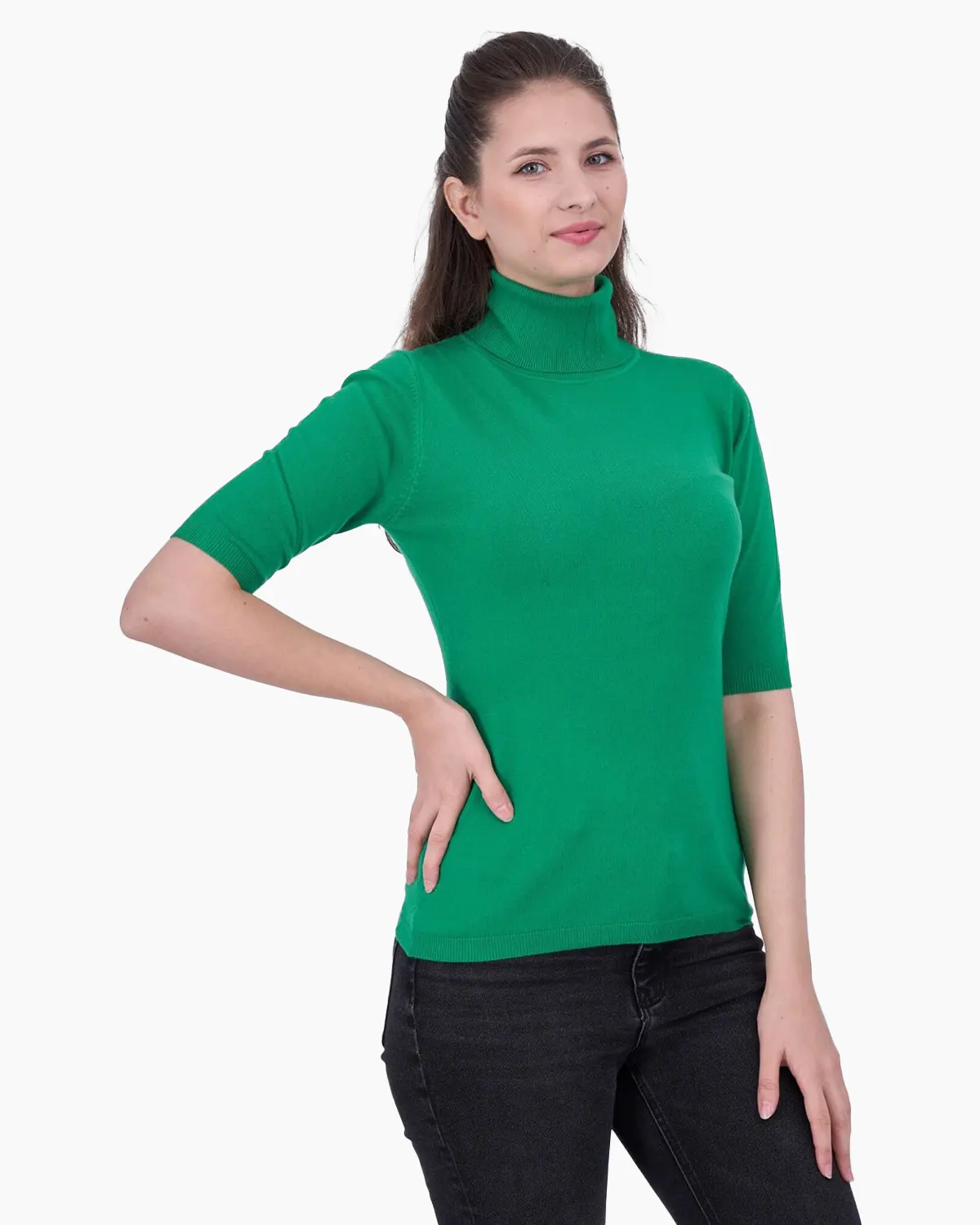 Maleta cu guler inalt, verde [1]