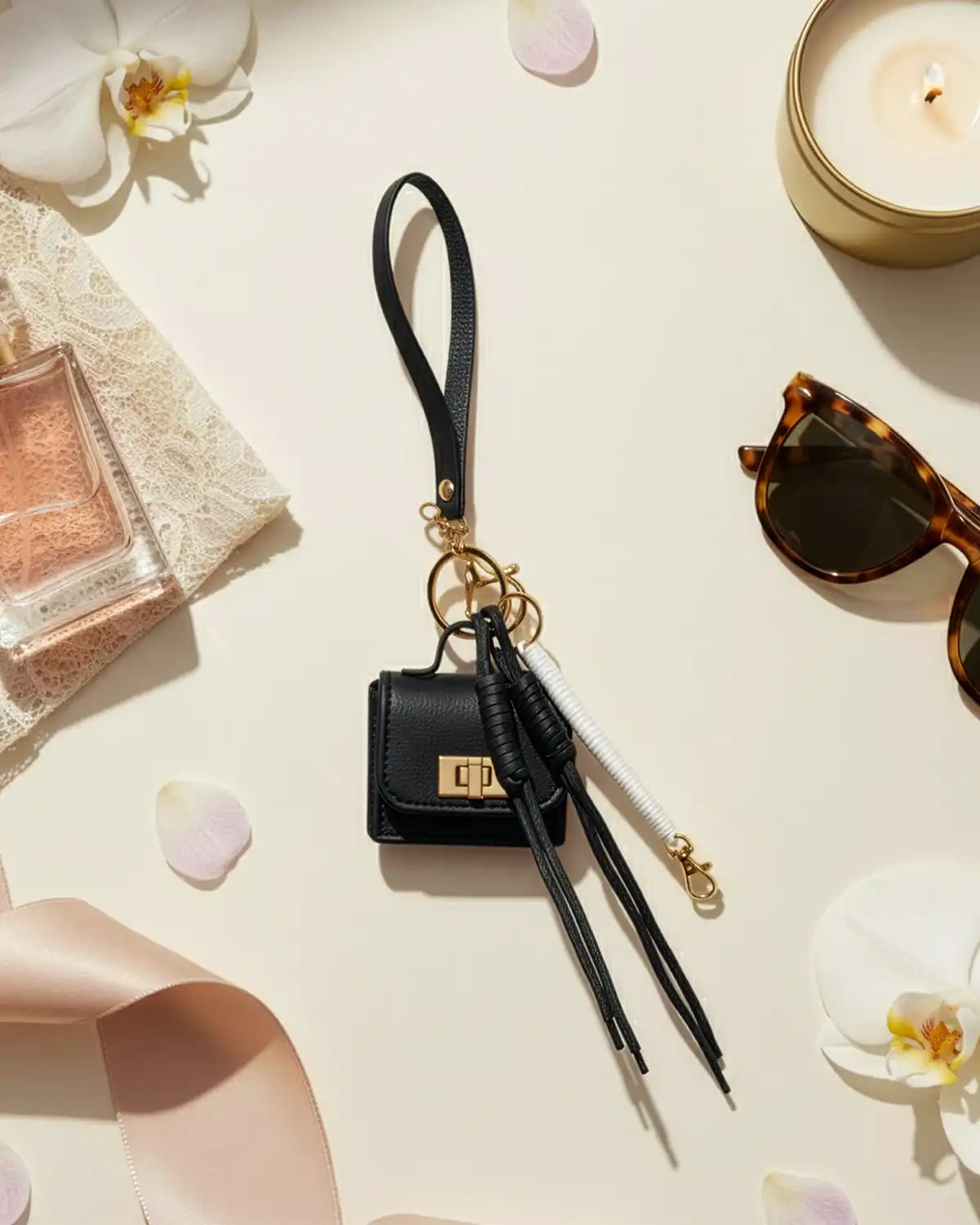 Accesorii fashion pentru femei - Pandantiv charm Magdy Kyoto Mist negru