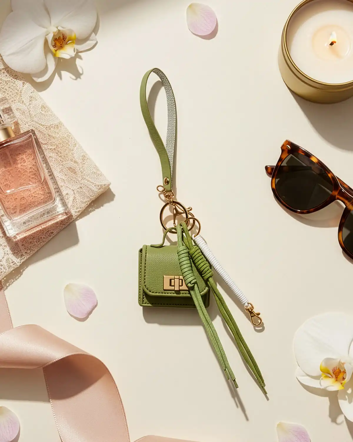 Accesorii fashion pentru femei - Pandantiv charm Magdy Kyoto Mist vernil