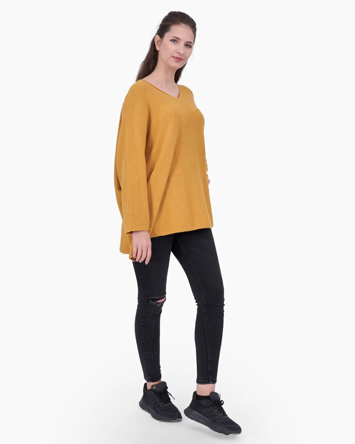 Pulover oversize mustar [1]