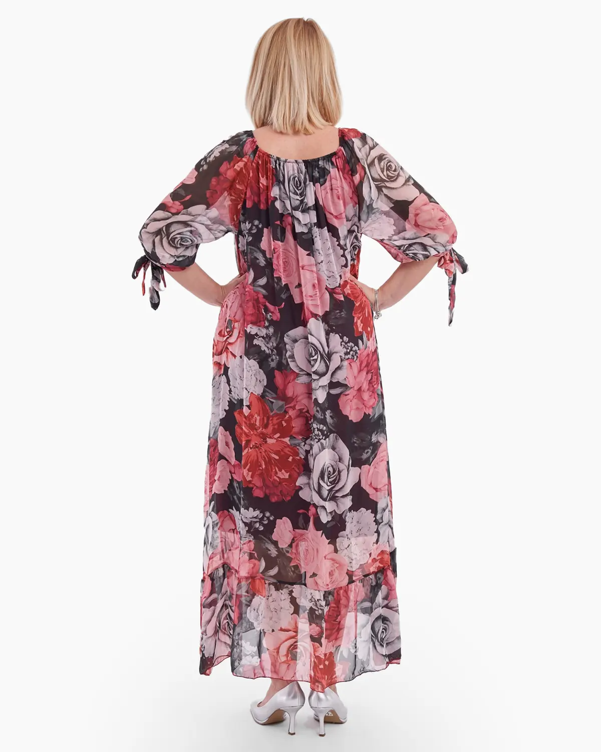 Rochie din matase cu imprimeu floral [1]