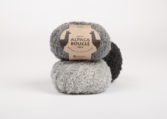 DROPS Alpaca Bouclé – Fir de tricotat pufos, 80% alpaca, 50 g [7]