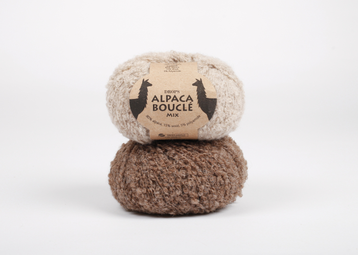 DROPS Alpaca Bouclé – Fir de tricotat pufos, 80% alpaca, 50 g [8]