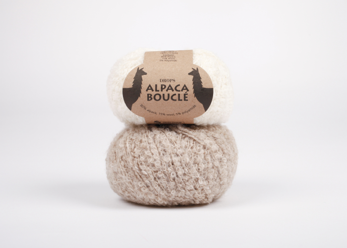 DROPS Alpaca Bouclé – Fir de tricotat pufos, 80% alpaca, 50 g [6]