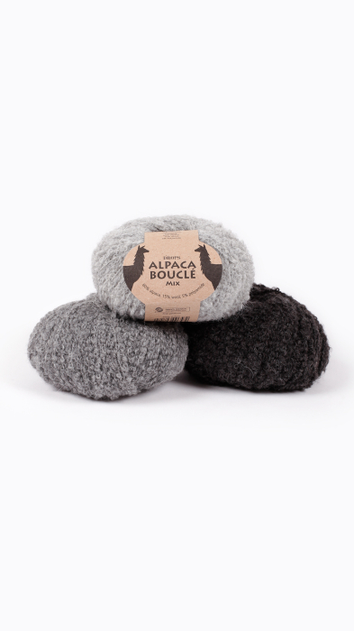 DROPS Alpaca Bouclé – Fir de tricotat pufos, 80% alpaca, 50 g [2]