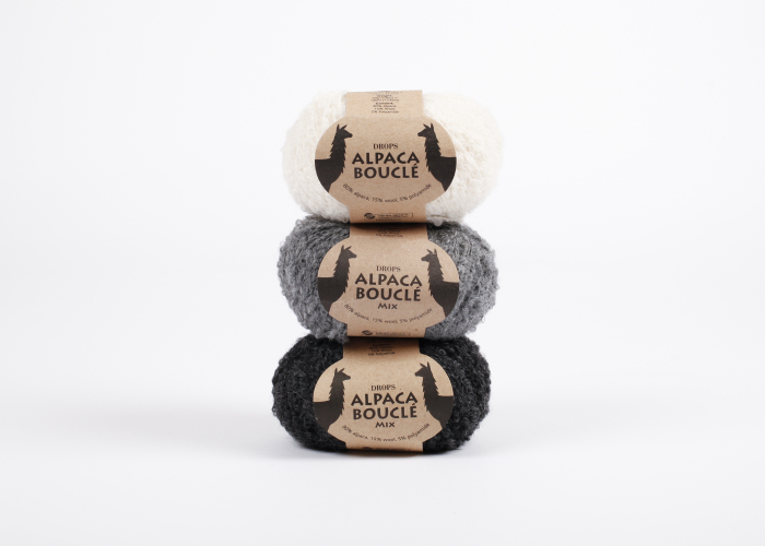 DROPS Alpaca Bouclé – Fir de tricotat pufos, 80% alpaca, 50 g [5]