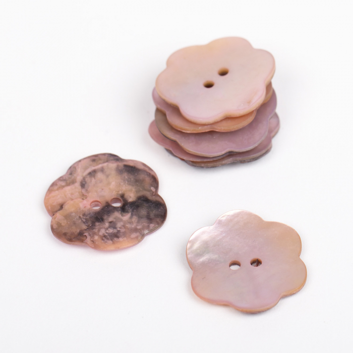 Nasturi din sidef, în formă de floare – nuanță blush [3]