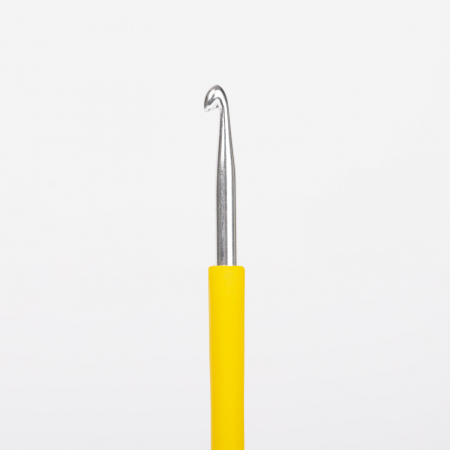 Crosete - Croșetă ergonomică DROPS Circus – aluminiu & mâner confortabil