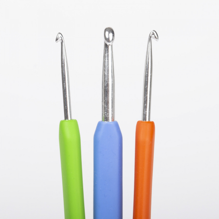 Croșetă ergonomică DROPS Circus – aluminiu & mâner confortabil [2]