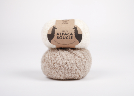 DROPS Alpaca Bouclé – Fir de tricotat pufos, 80% alpaca, 50 g [5]