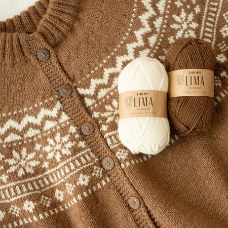 Fire Naturale 100% - DROPS Lima – Fir de tricotat din lână și alpaca, 50 g