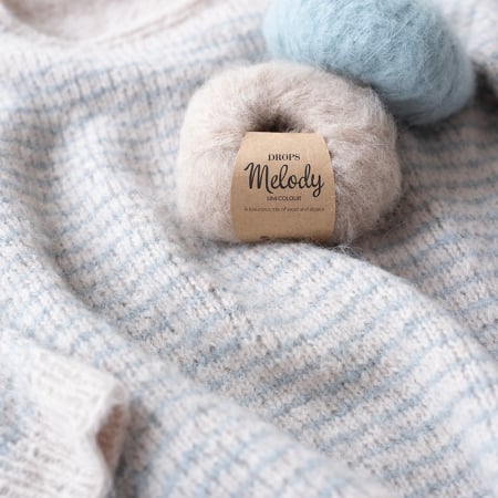 Lana Merinos - DROPS Melody - Fir Premium Alpaca și Lână pentru Pulovere Pufoase și Șaluri Elegante