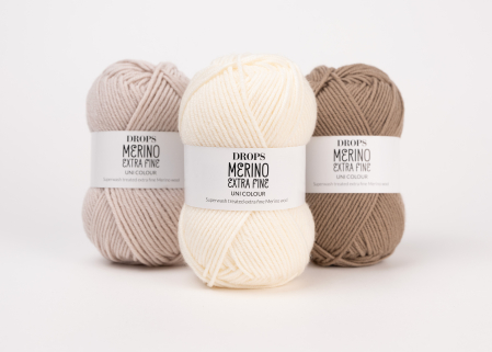Fire Naturale 100% - DROPS Merino Extra Fine - Fir 100% Lână Merinos pentru Bebeluși, Pulovere și Cardigane