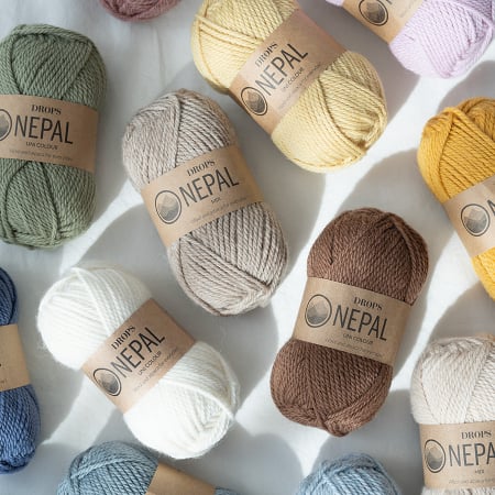 Fire Naturale 100% - DROPS Nepal – Fir de tricotat din lână și alpaca, 50 g