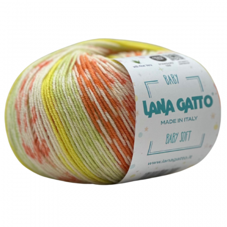 Fire Naturale 100% - Lana Gatto Baby Soft Printed