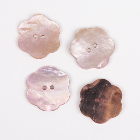 Nasturi din sidef, în formă de floare – nuanță blush [1]