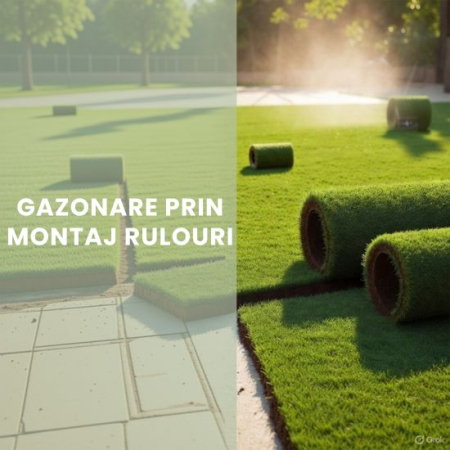 Toate serviciile - GAZONARE PRIN MONTAJ RULOURI