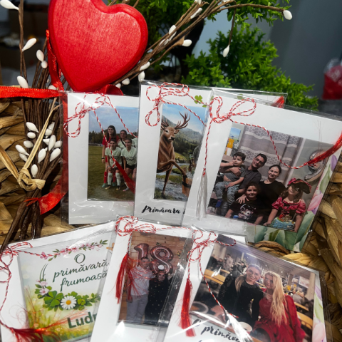 Colecția de primăvară - MĂRȚIȘOR - 6 Mărțișoare- poze personalizate