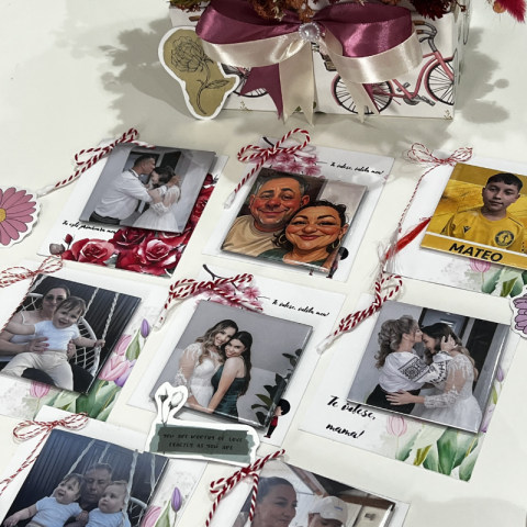 Colecția de primăvară - MĂRȚIȘOR - 9 Mărțișoare- poze personalizate