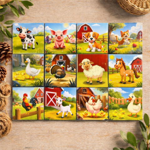 Magneți Educativi - Animale magnetice- format animat