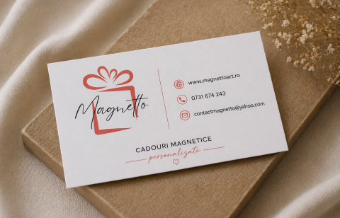 Flyere, Cărți de vizită & Stickere - Cărți de vizită- Față Simplă