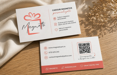 Flyere, Cărți de vizită & Stickere - Cărți de vizită- Față-Verso