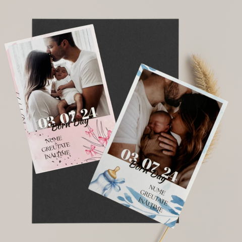 Calendare &  Kind Reminder - Kind Reminder - Born Day ( poza magnetica personalizata)