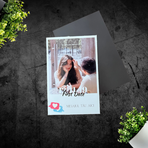 Calendare &  Kind Reminder - Kind Reminder - First Date (poza magnetică personalizată)