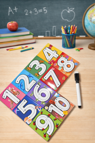 Magneți Educativi - Numere magnetice - cu contur