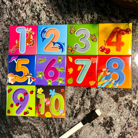 Magneți Educativi - Numere magnetice- simple