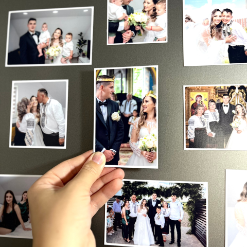 Poze Magnetice Satinate - Set 5 Magnet FotoSatin 12x8 cm