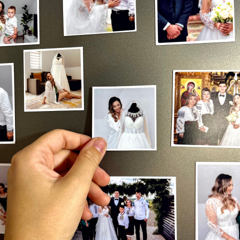 Poze Magnetice Satinate - Set 5 Magneți FotoSatin 7x7 cm