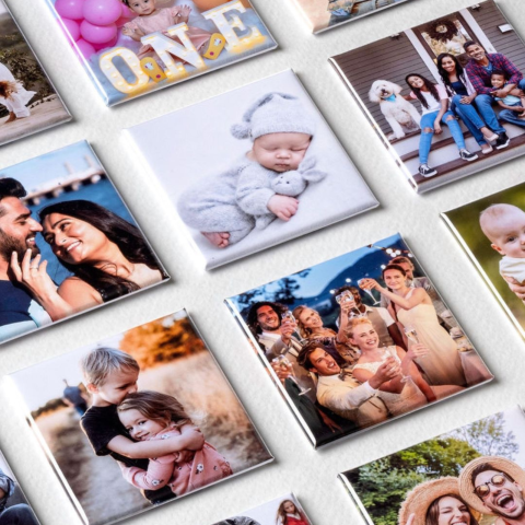 Magneți  - Setul ,, Povestea în 6 cadre ,,- 6 magneți personalizați