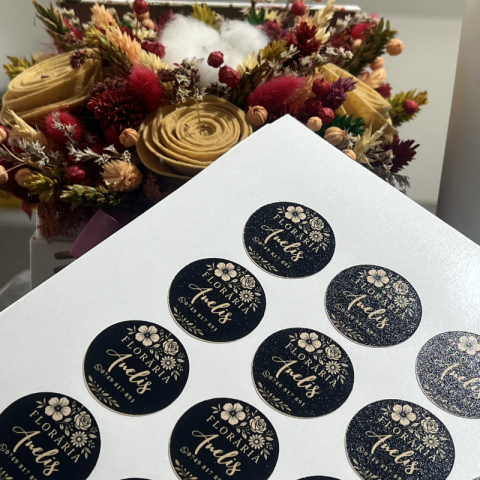 Flyere, Cărți de vizită & Stickere - STICKERE PROMOȚIONALE  SET 100