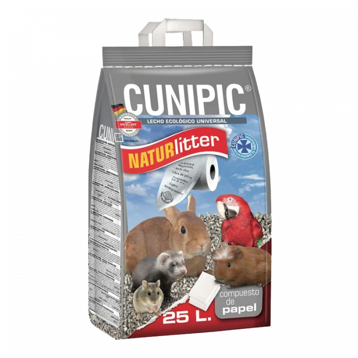 Asternuturi Animale - Asternut igienic din hartie Cunipic Naturlitter Paper 25L