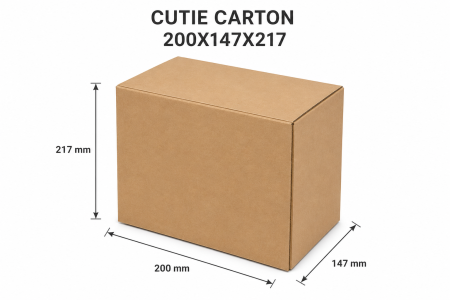 Cutii carton - Cutie carton CO5 Natur 200X147X217