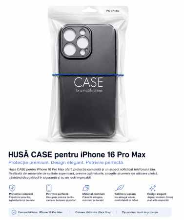 Huse telefoane - Husă iPhone 16 Pro Max Anti-Amprenta