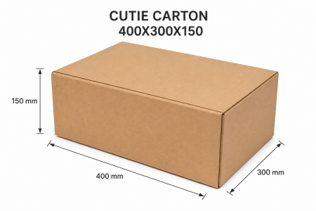 Cutii Clasice - Cutie carton CO3 Natur 400X300X150