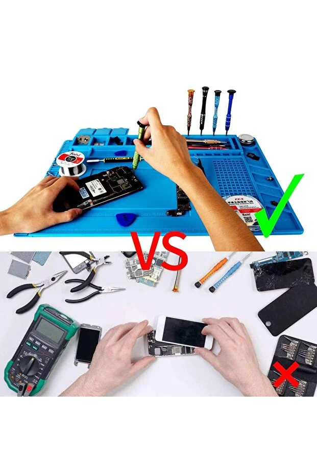 Covoraș silicon pentru pistol de lipit 45x30 cm albastru [6]