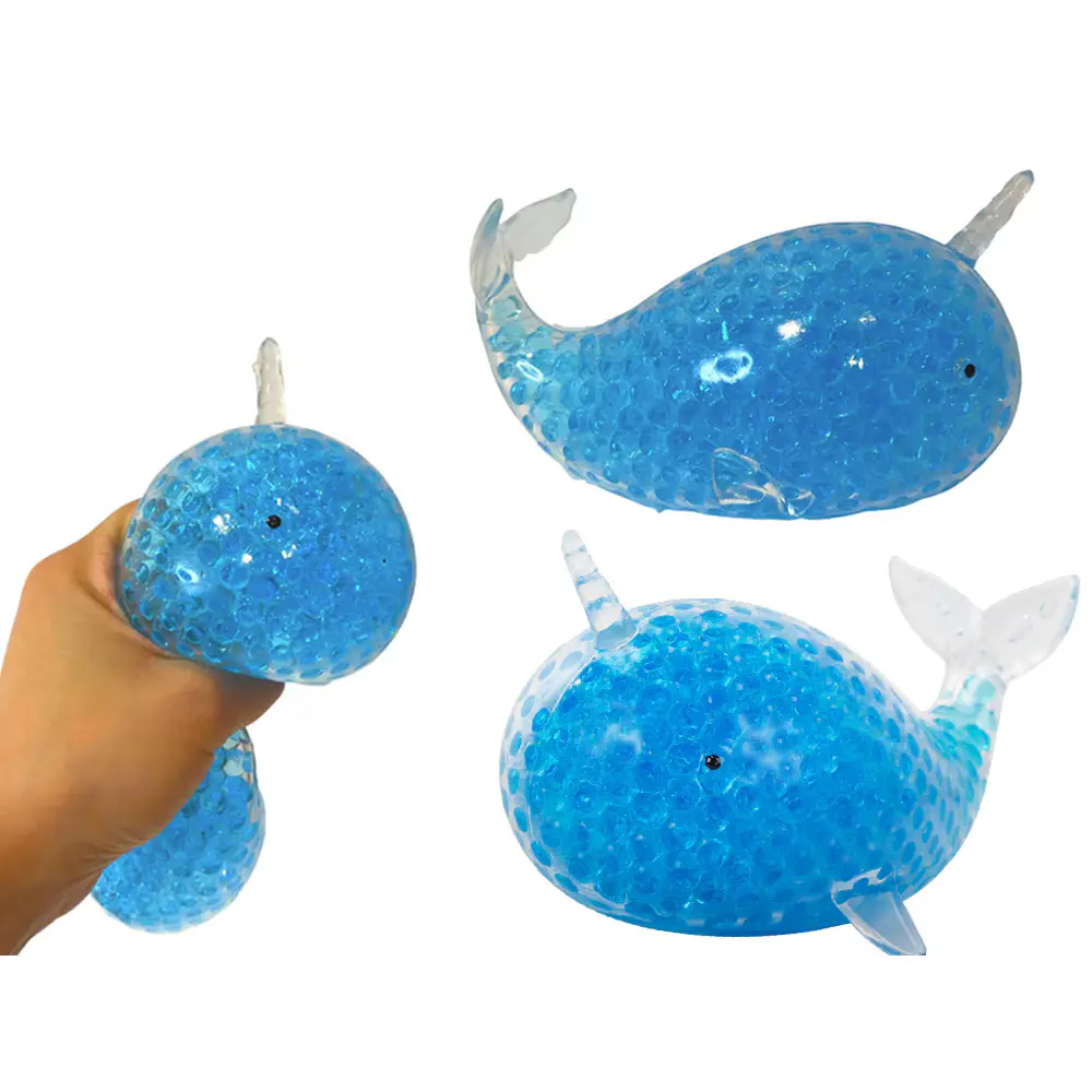Jucărie antistres bilă gel senzorial delfin albastru [3]