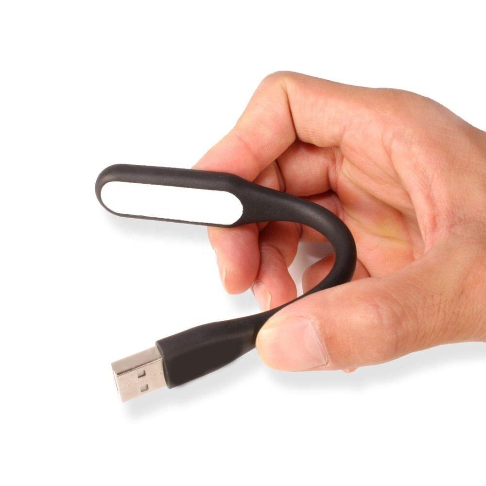 Lampă LED USB flexibilă negru pentru laptop și birou [3]