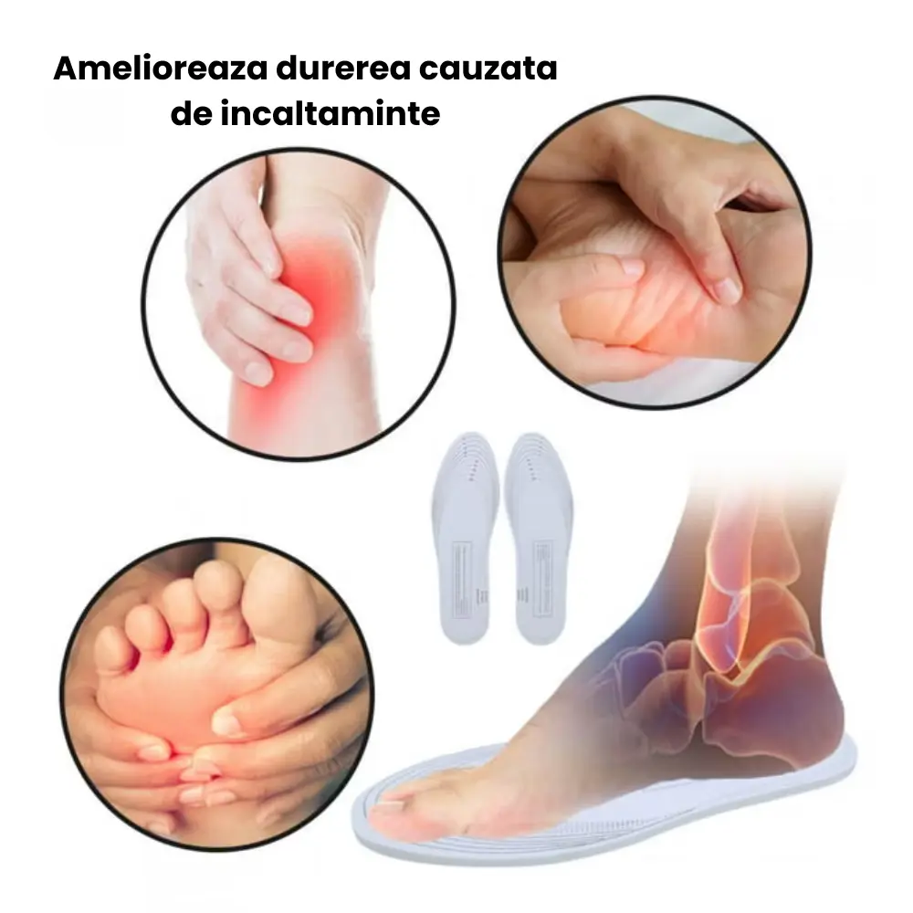 Set 2 branțuri ortopedice spumă cu memorie ajustabile 36-45 unisex [4]