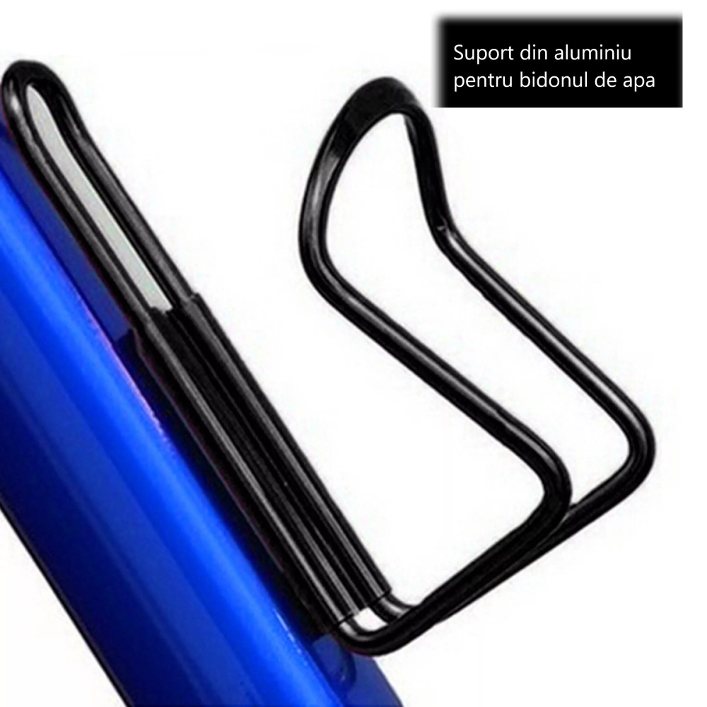 Suport bidon bicicletă aluminiu ușor și rezistent argintiu [9]