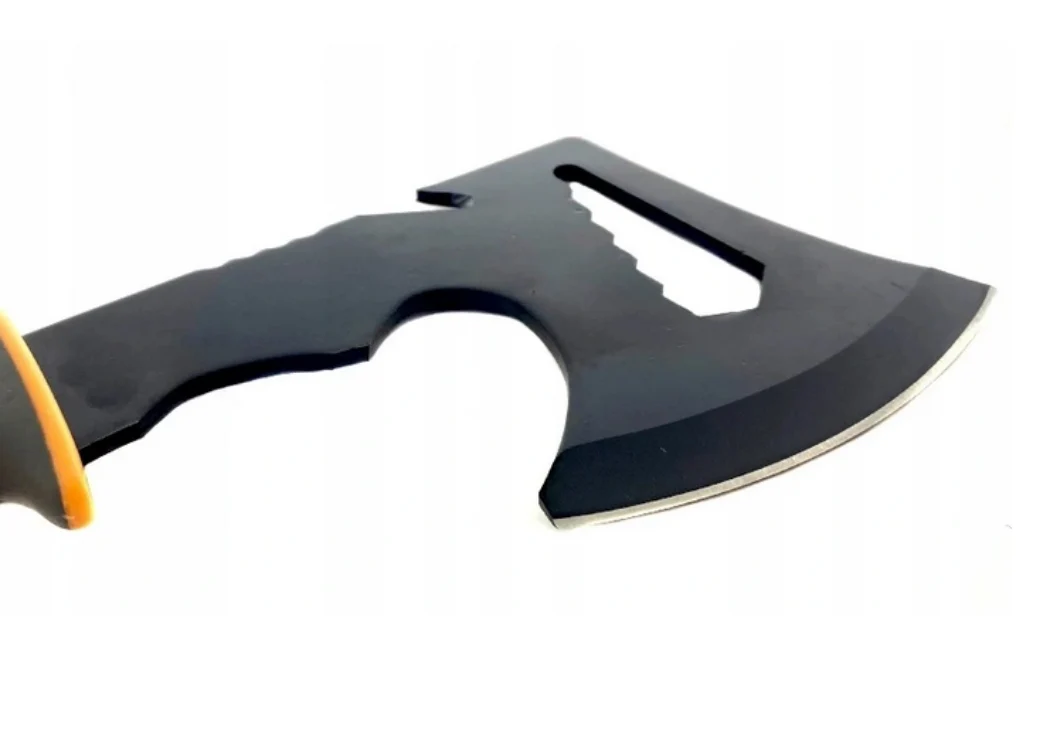 Topor multifunctional otel cu maner cauciucat si husa portocalie [3]