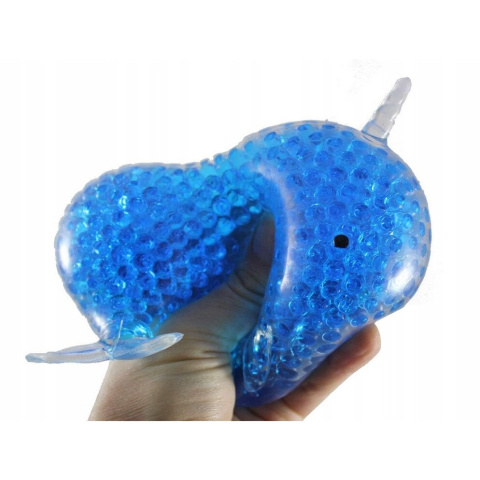 Jucărie antistres bilă gel senzorial delfin albastru [5]