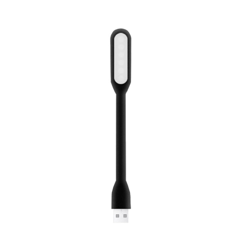 Lampă LED USB flexibilă negru pentru laptop și birou [1]